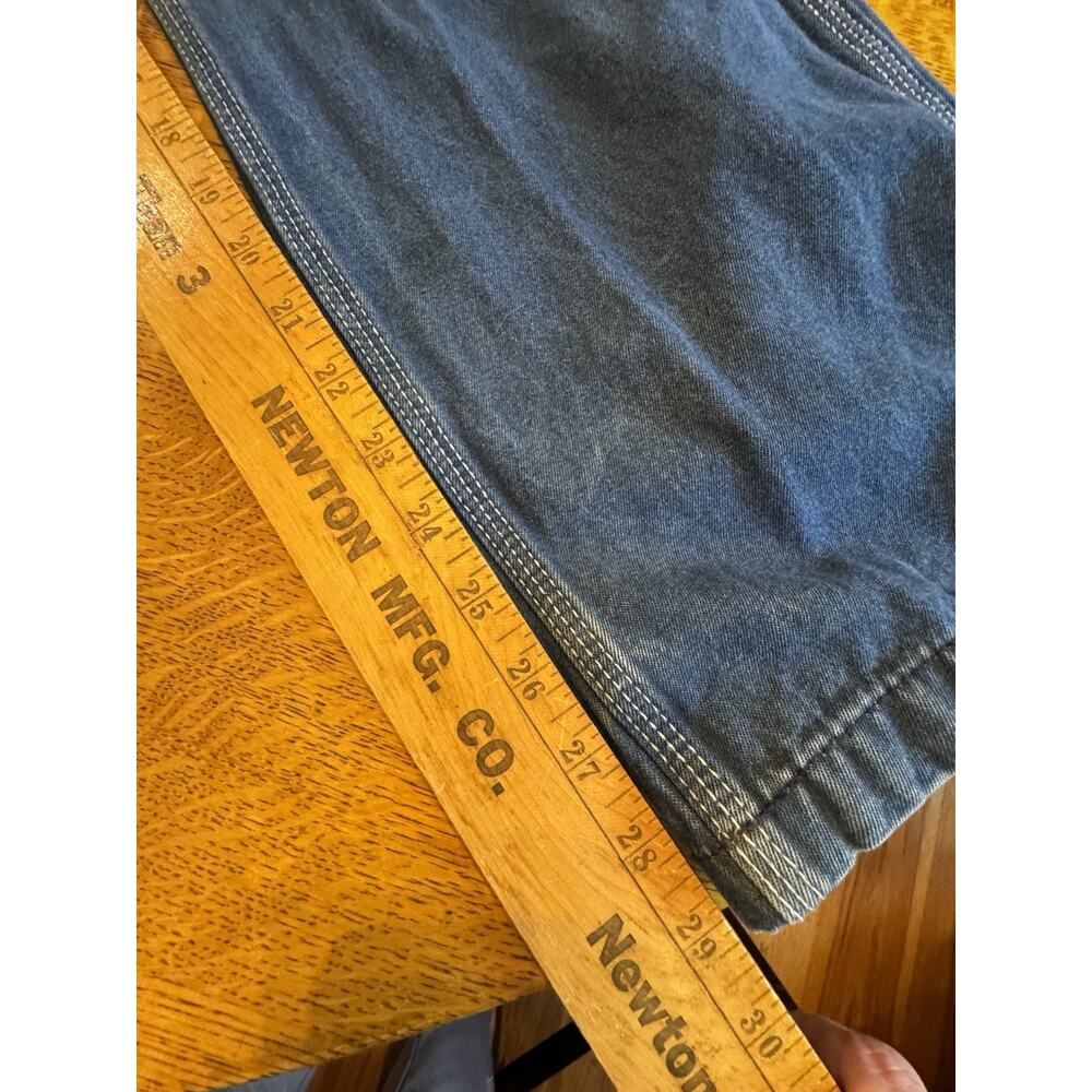 Liberty Denim Bib Carpenter Overalls Relaxed Fit Workwear Grunge Kids Sz 20 Farm - Picture 10 of 10